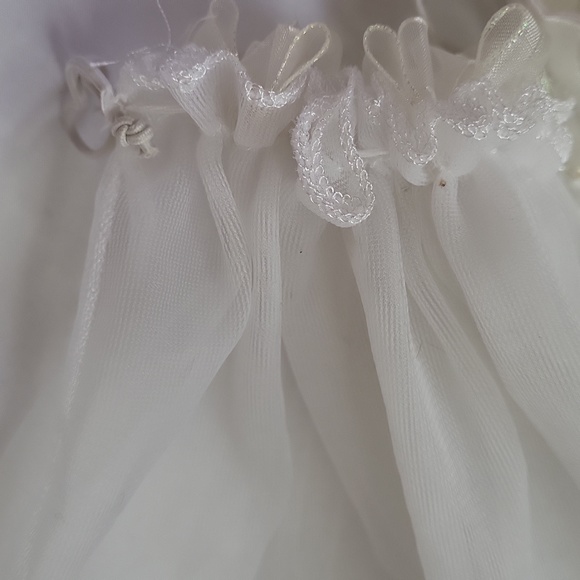 Build A Bear Wedding Dress Shoes Veil Good used Condition some spots - Picture 7 of 17